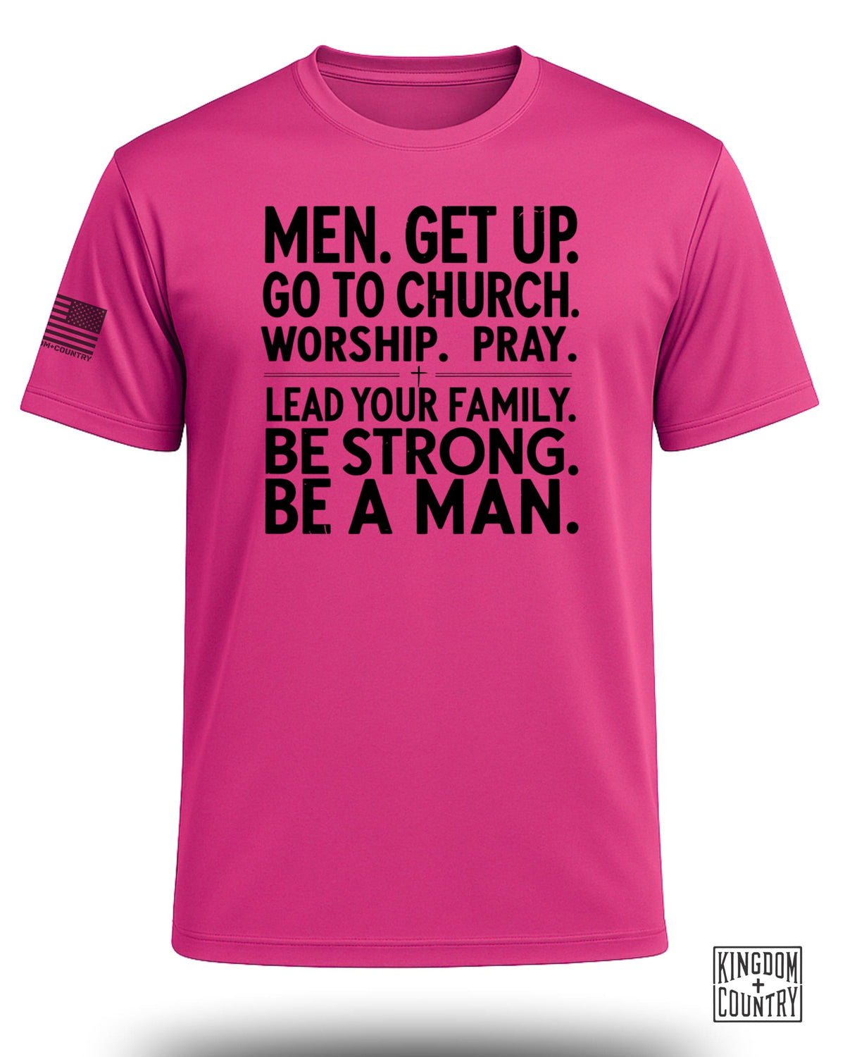 Be A Man Christian Performance Shirt