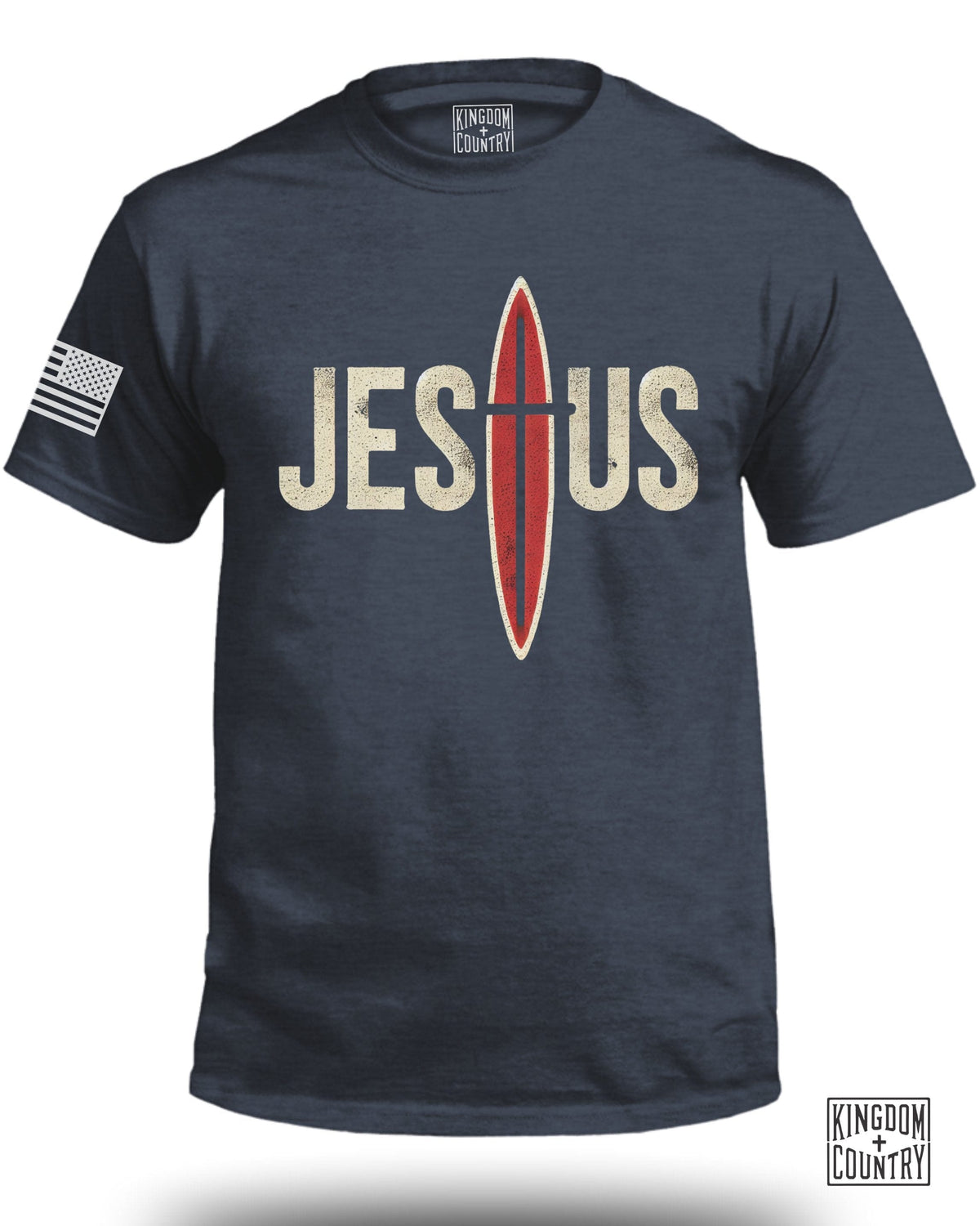 Jesus Surf Cross T-Shirt