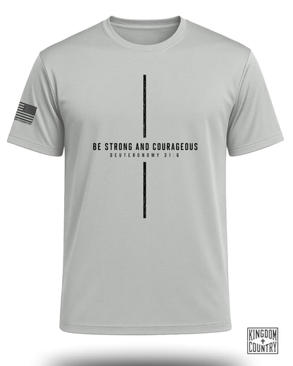 Be Strong And Courageous Performance Shirt