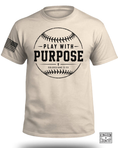 Play with Purpose - Baseball T-Shirt