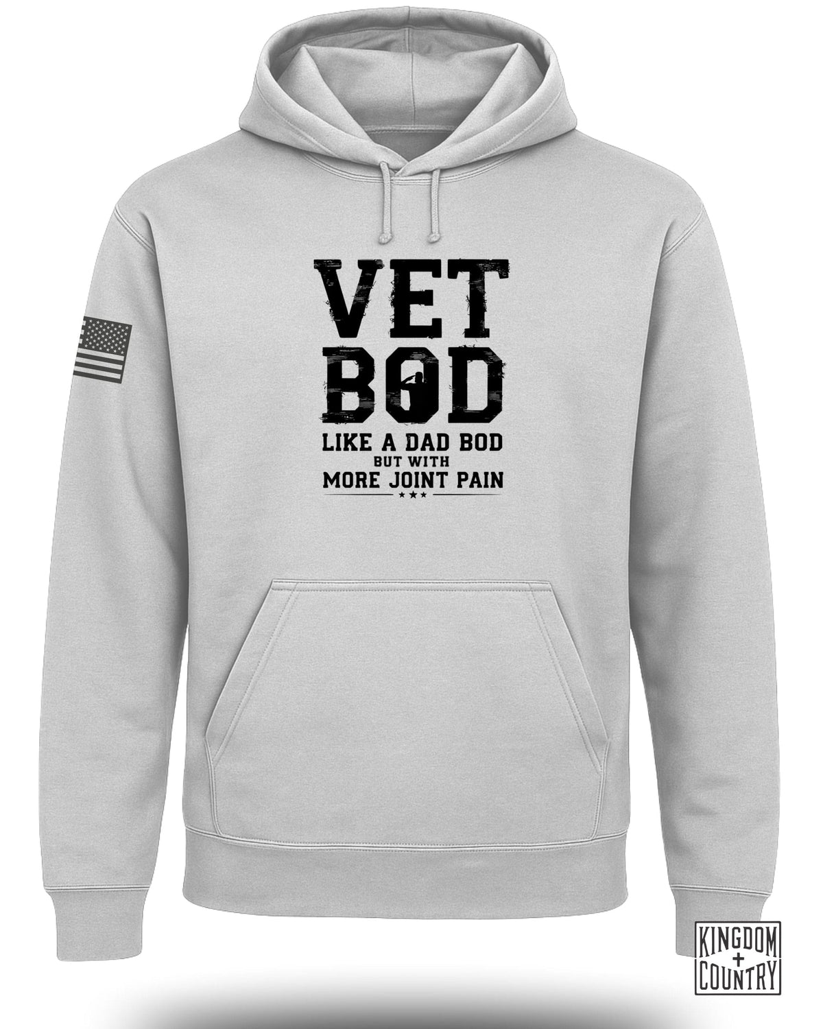 Vet Bod Like Dad Bod Hoodie (Front)