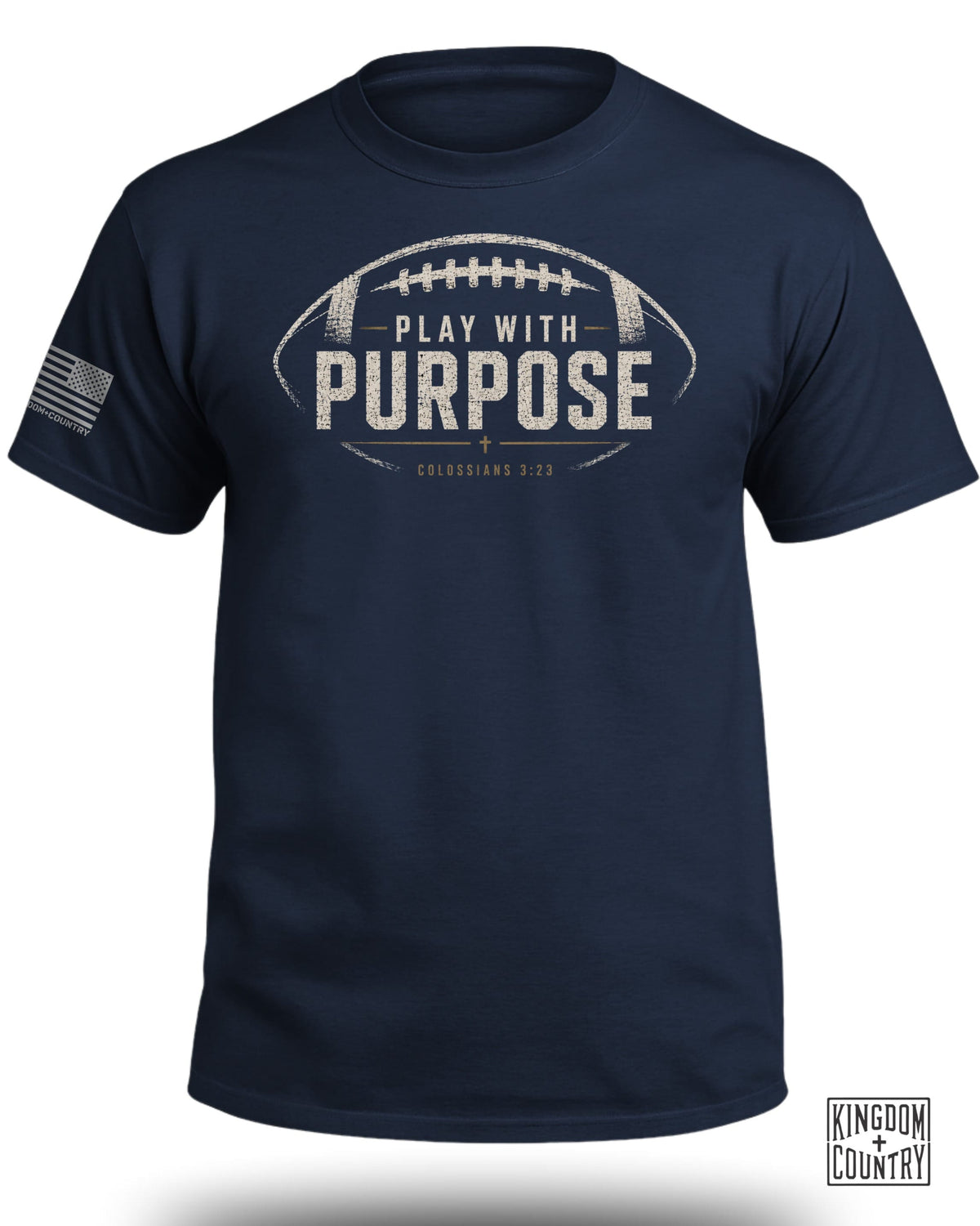 Play with Purpose - Football T-Shirt
