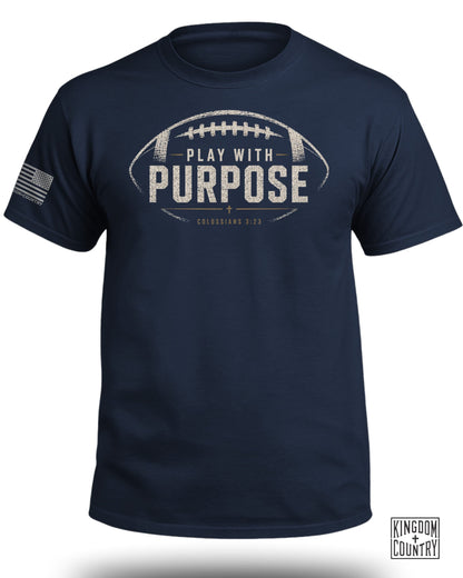 Play with Purpose - Football T-Shirt