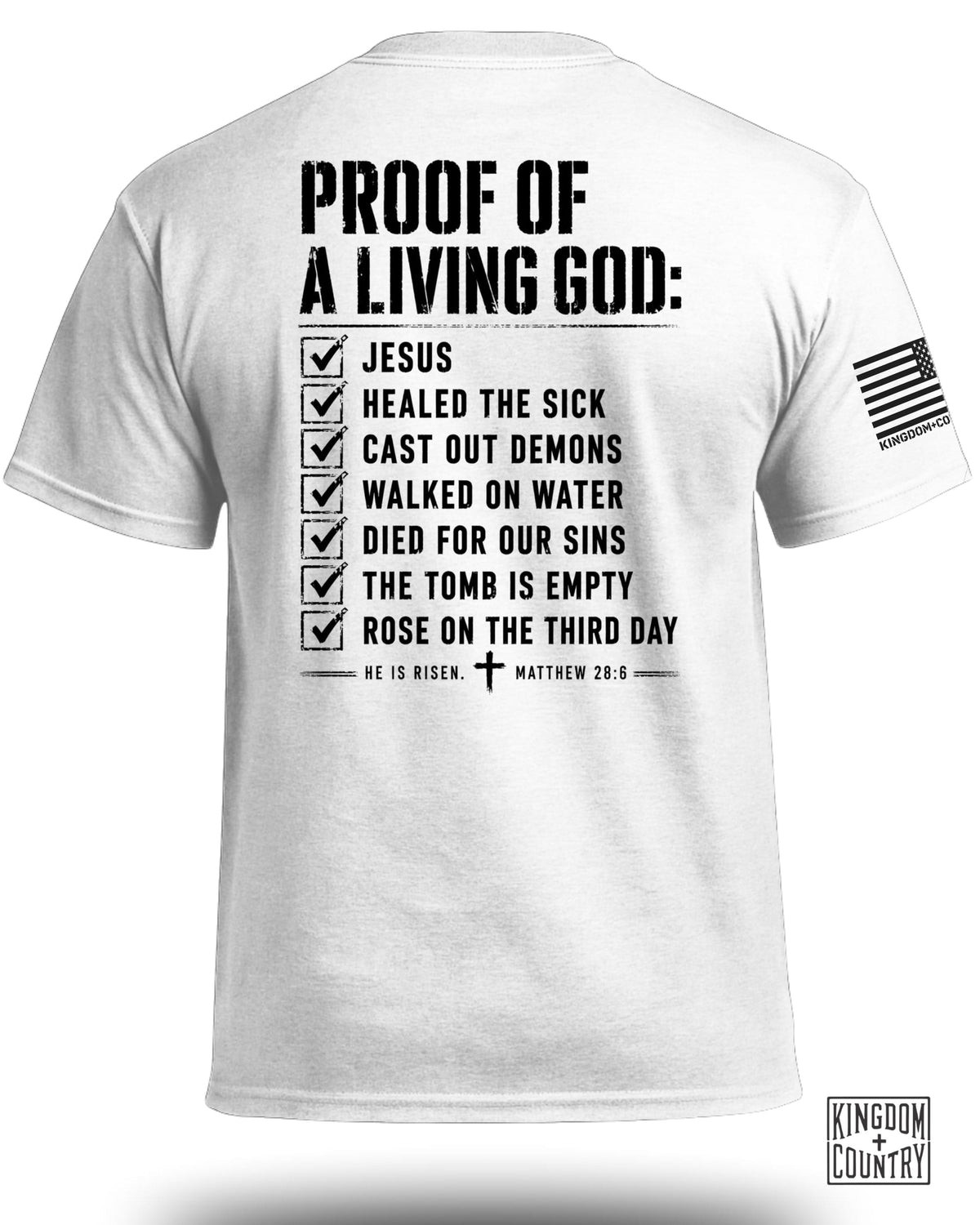 Proof Of Jesus Checklist T-Shirt