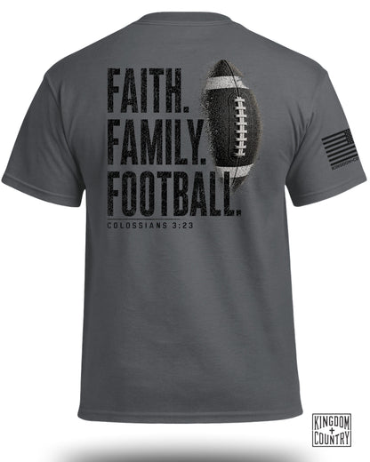 Faith Family Football T-Shirt