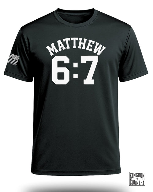 Matthew 6:7 Performance Shirt
