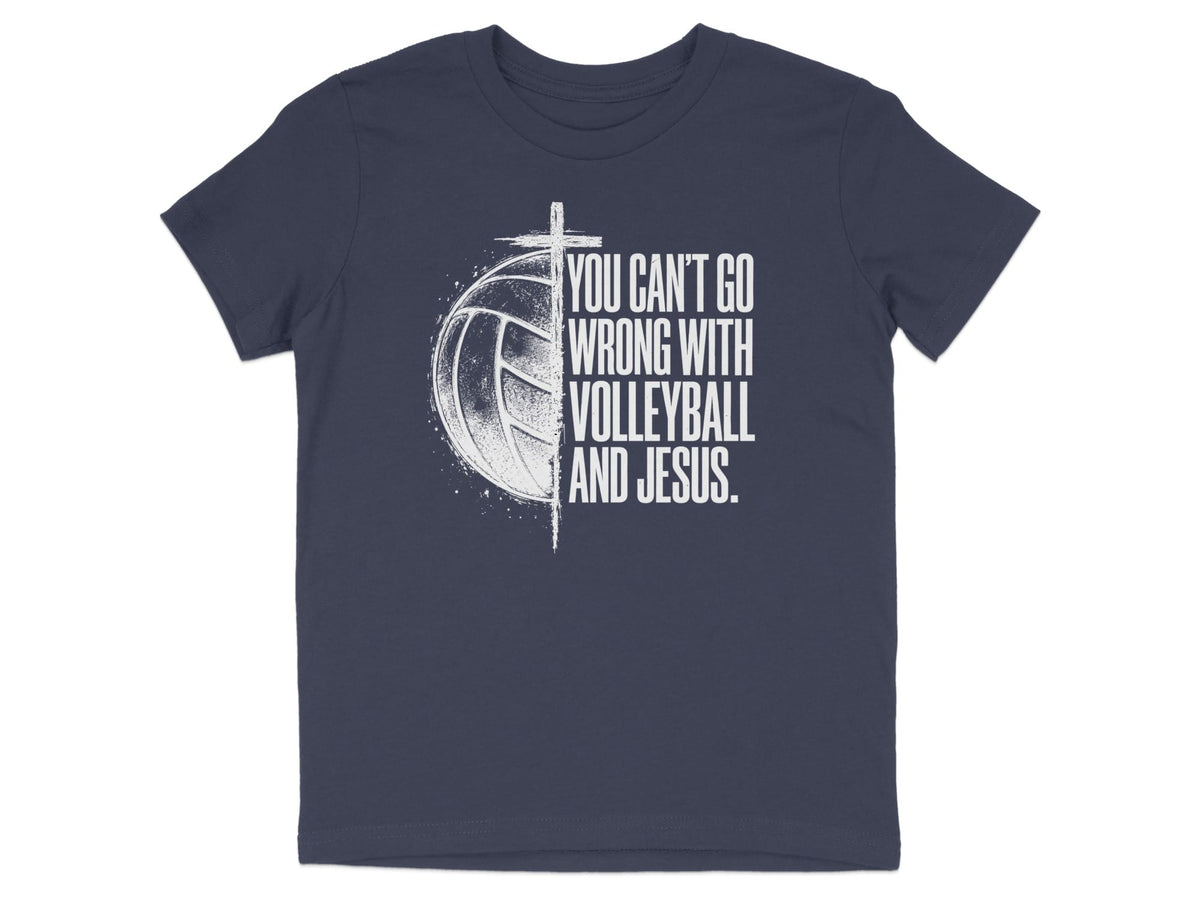 Volleyball And Jesus Youth T-Shirt