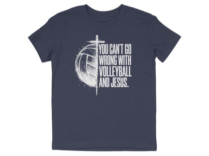 Volleyball And Jesus Youth T-Shirt