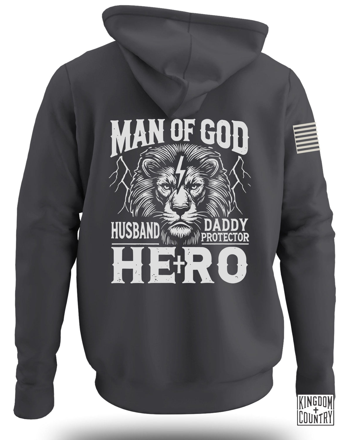 Man Of God Husband Daddy Hero Hoodie