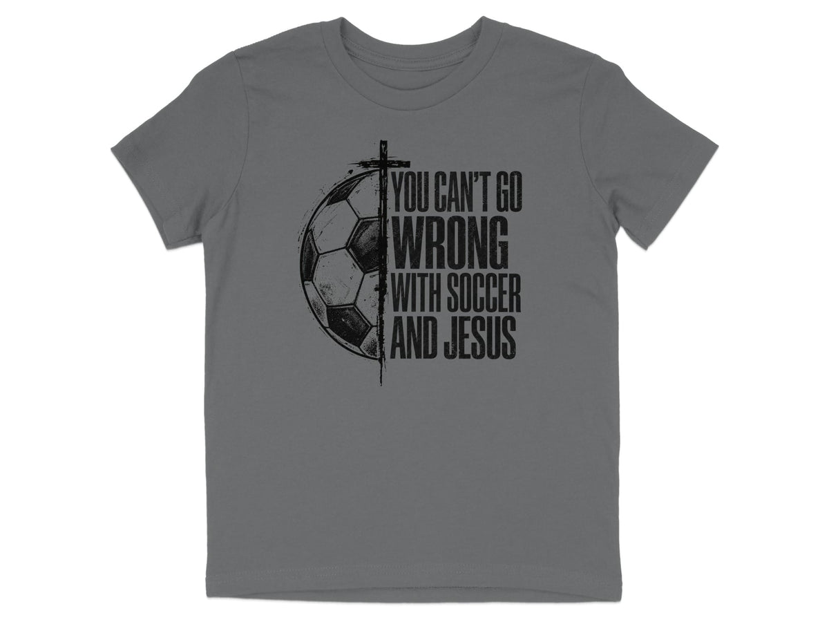 Soccer And Jesus Youth T-Shirt