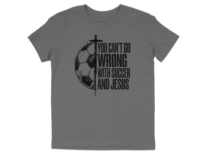 Soccer And Jesus Youth T-Shirt