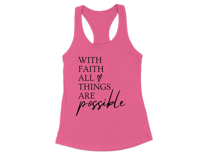Faith Racerback Tank