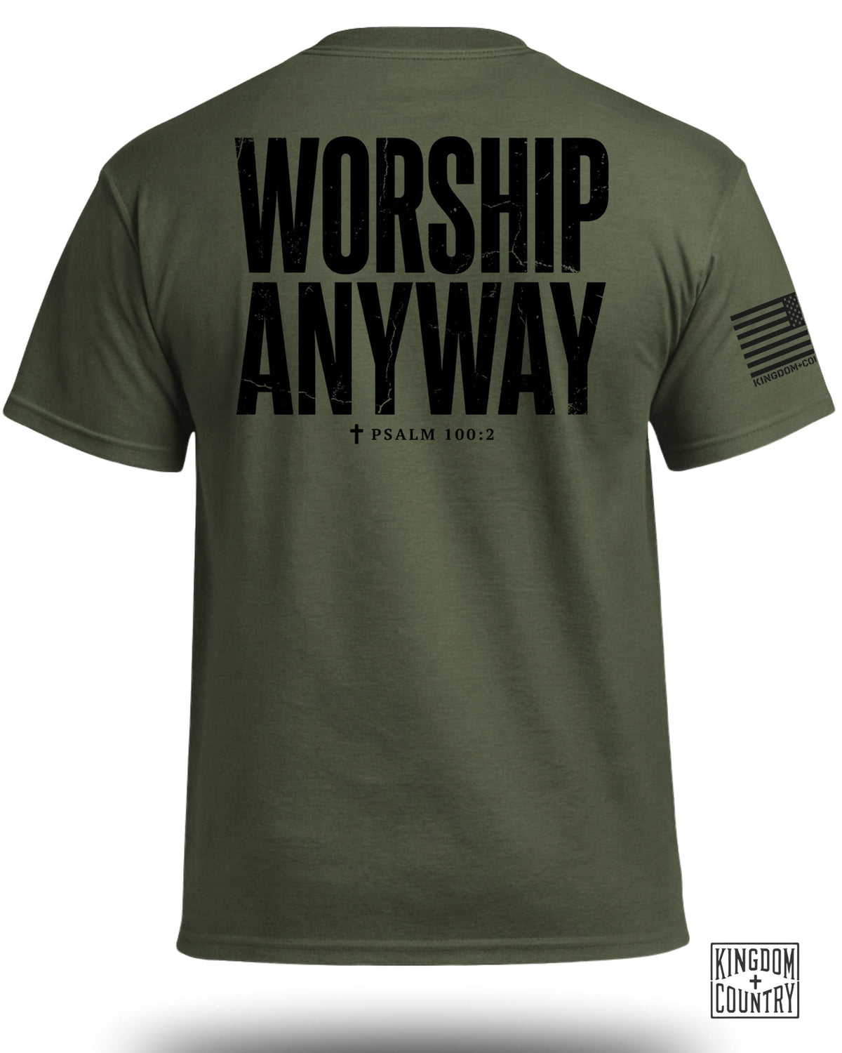 Worship Anyway T-Shirt (Dual sided)