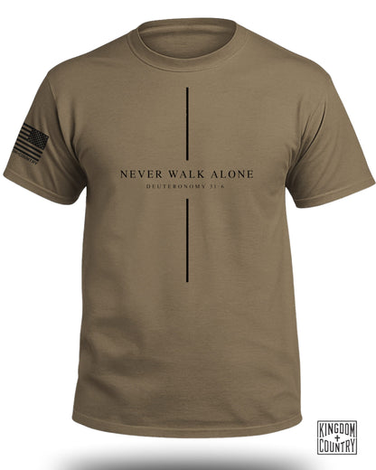 Never Walk Alone Cross T-Shirt