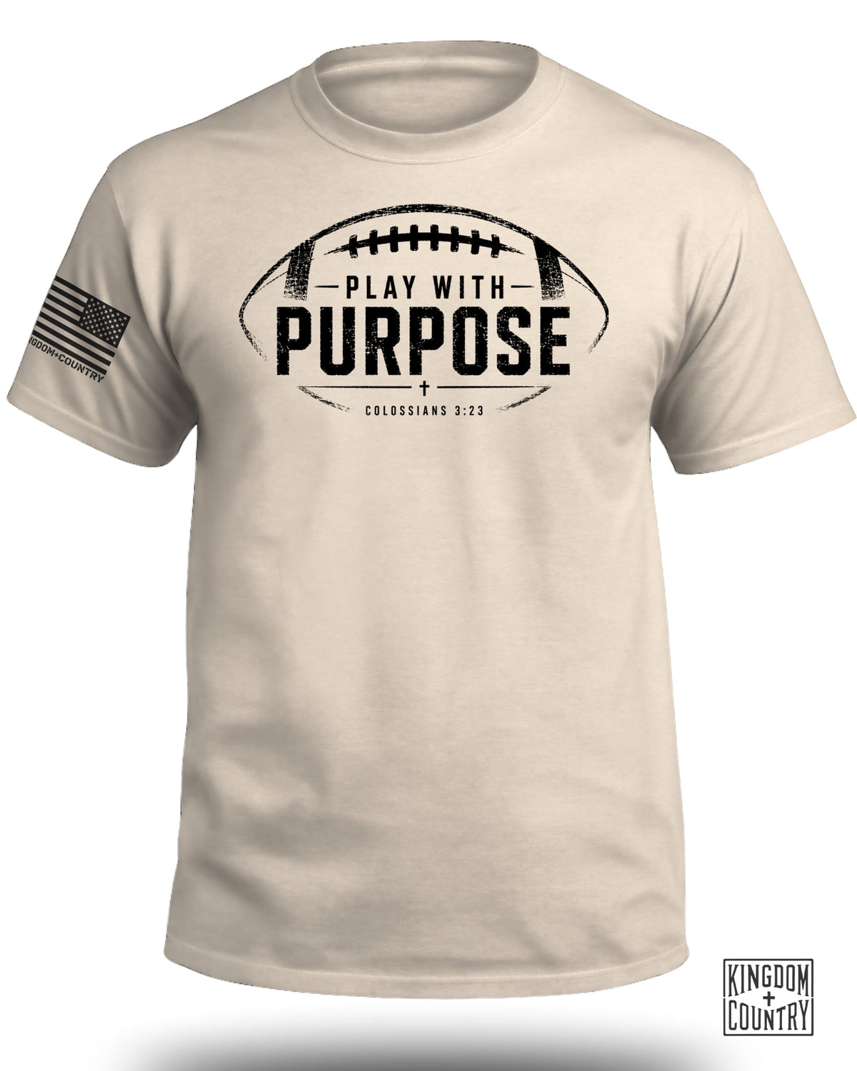 Play with Purpose - Football T-Shirt