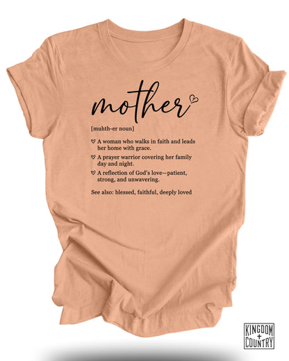 Christian Mother Definition T-Shirt