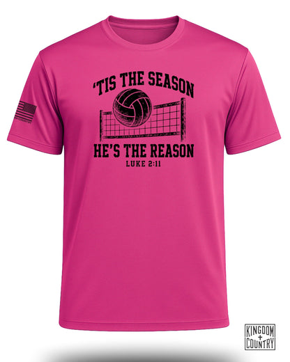 Tis The Season Volleyball Performance Shirt