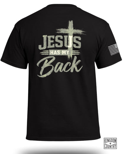 Jesus Has My Back Christian T-Shirt