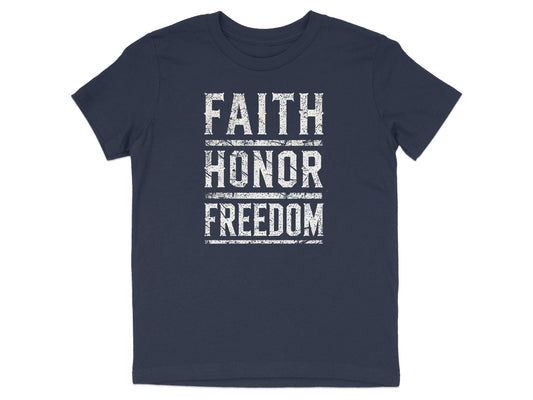Faith Honor Freedom Youth T-Shirt