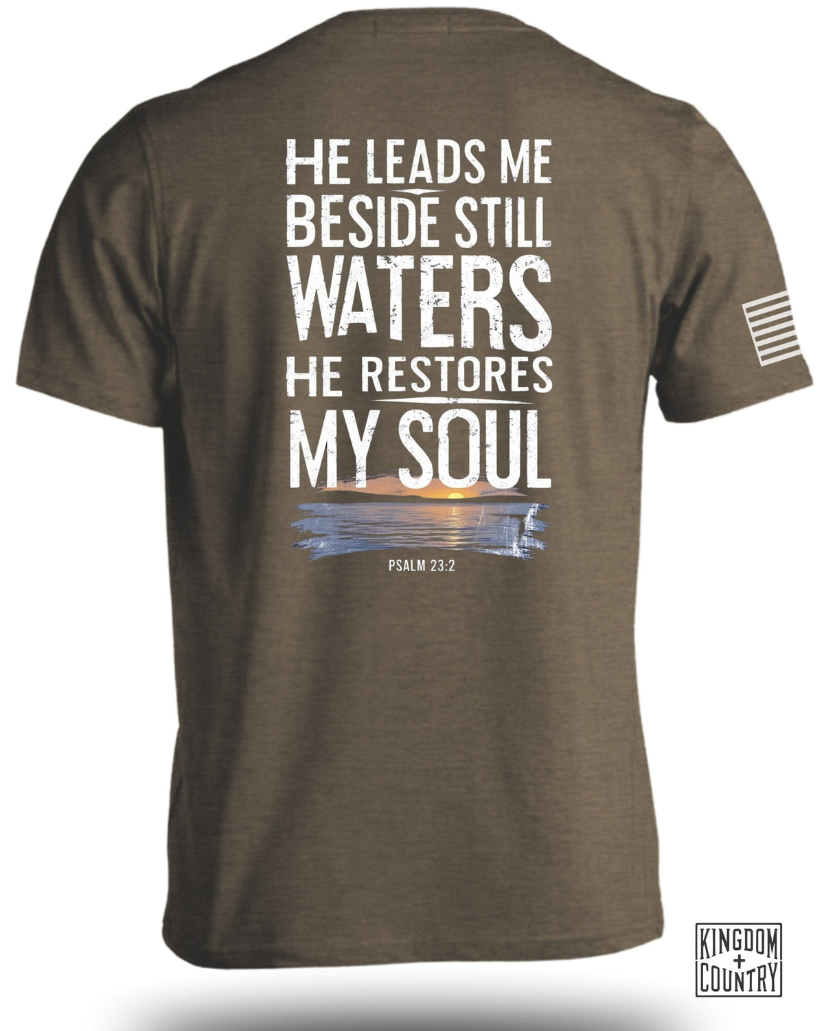 He Leads Me Beside Still Waters T-Shirt