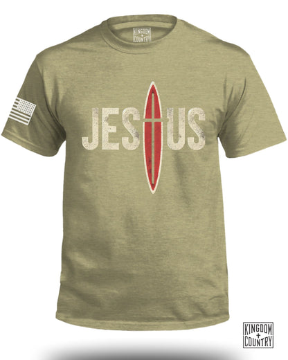 Jesus Surf Cross T-Shirt