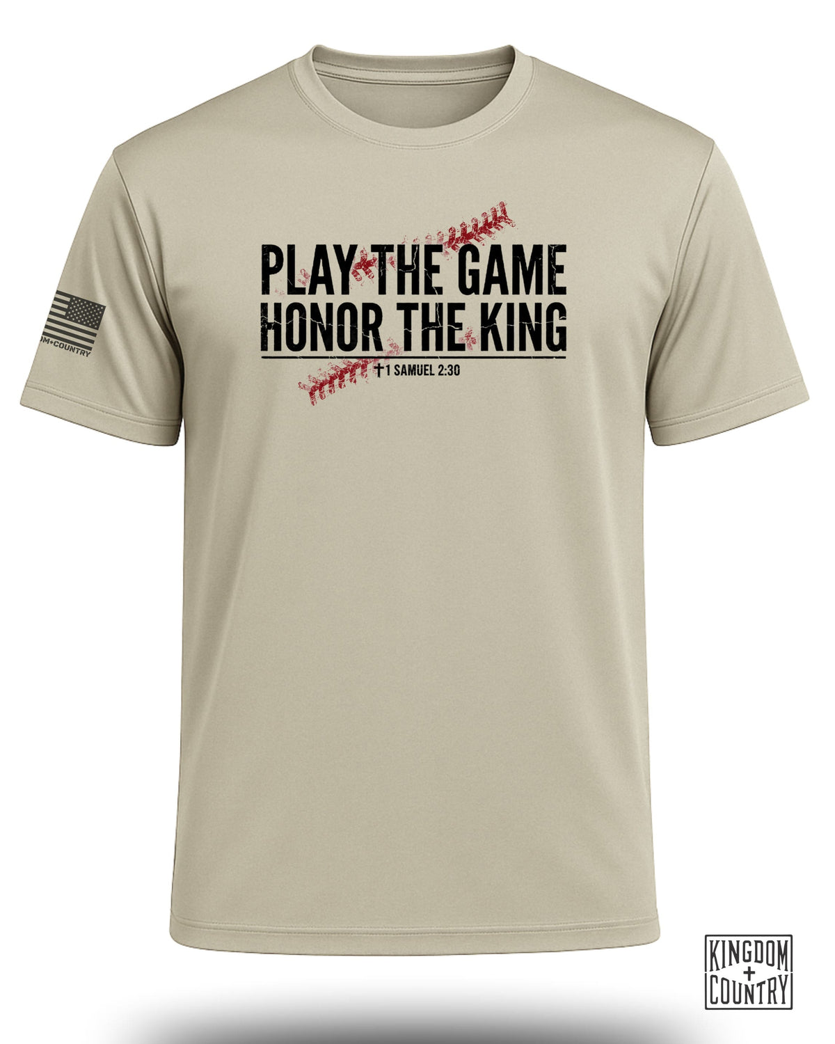 Play The Game Faith Baseball Performance Shirt
