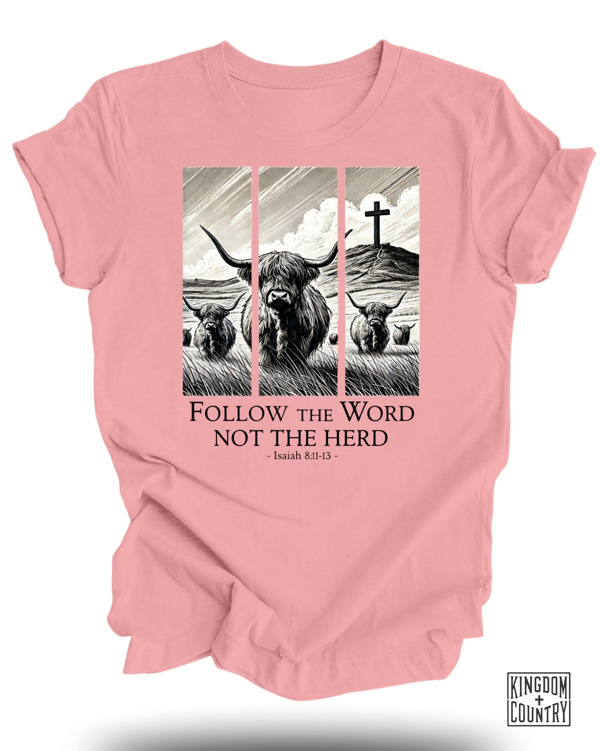Follow the Word Not the Herd Christian T-Shirt