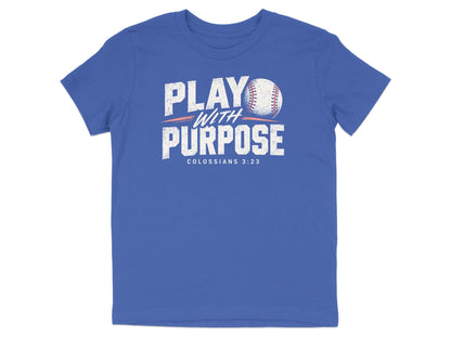 Play With Purpose Baseball Youth T-Shirt