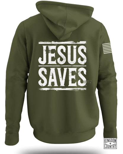 Jesus Saves Christian Faith Hoodie