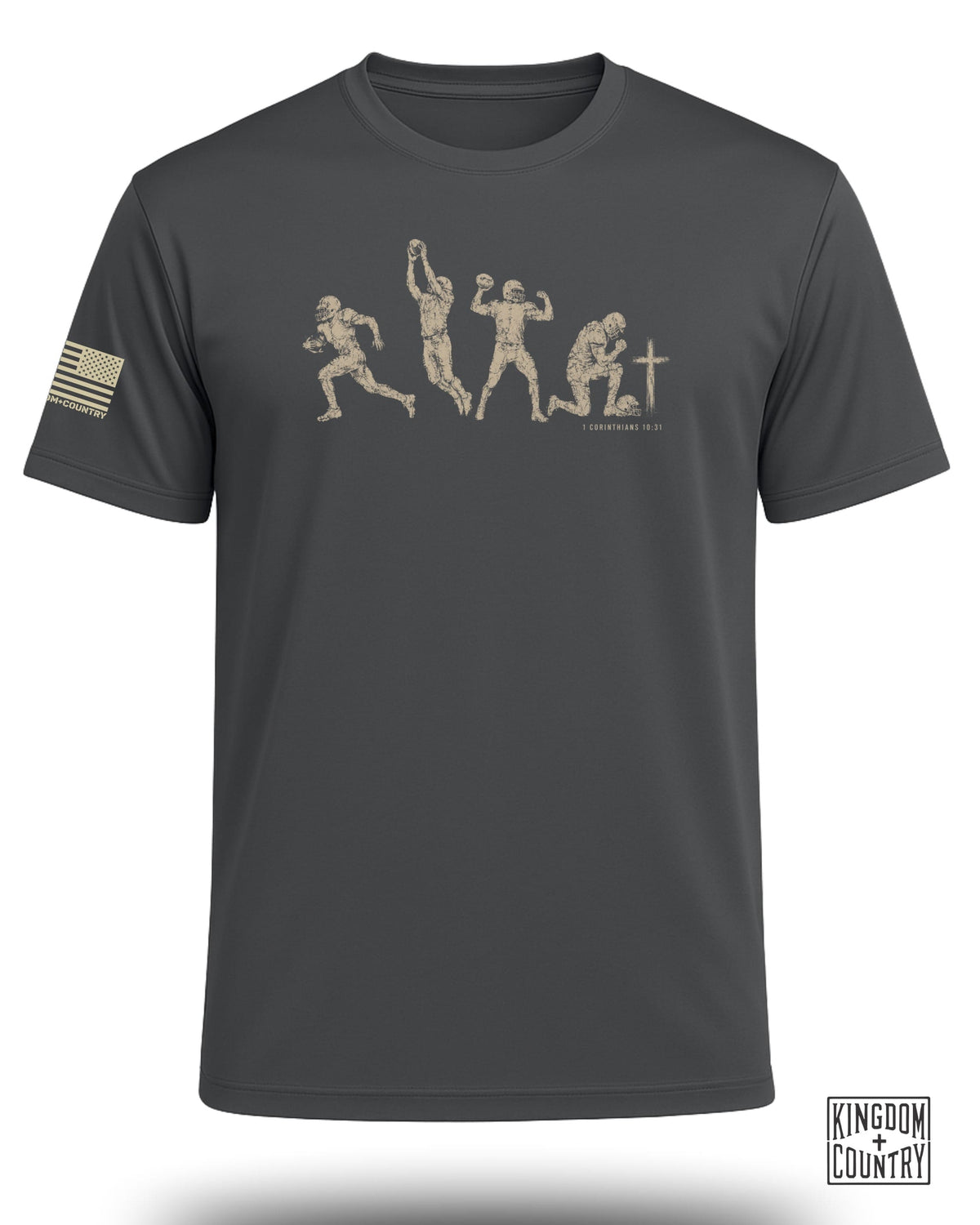 Gridiron Faith 1 Corinthians 10:31 Performance Shirt