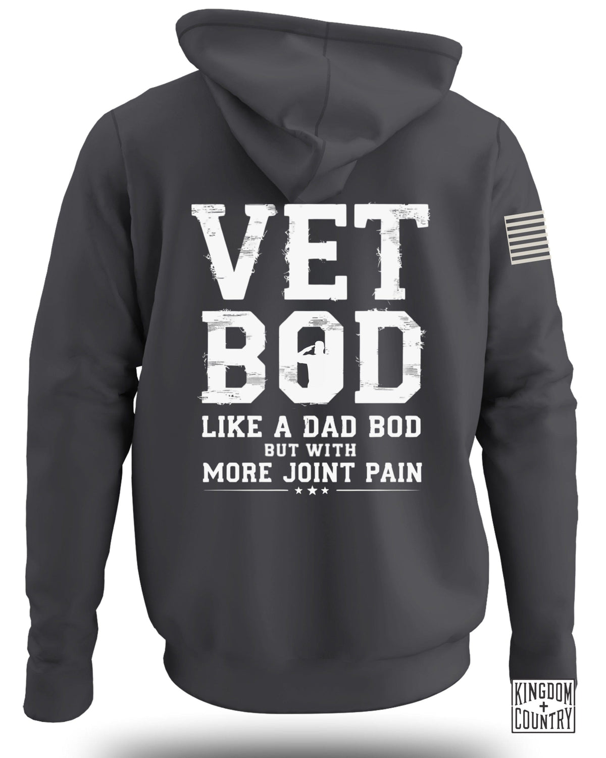 Vet Bod Like Dad Bod Hoodie (Back)