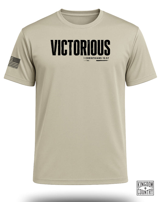 Victorious 1 Corinthians 15:57 Performance Shirt