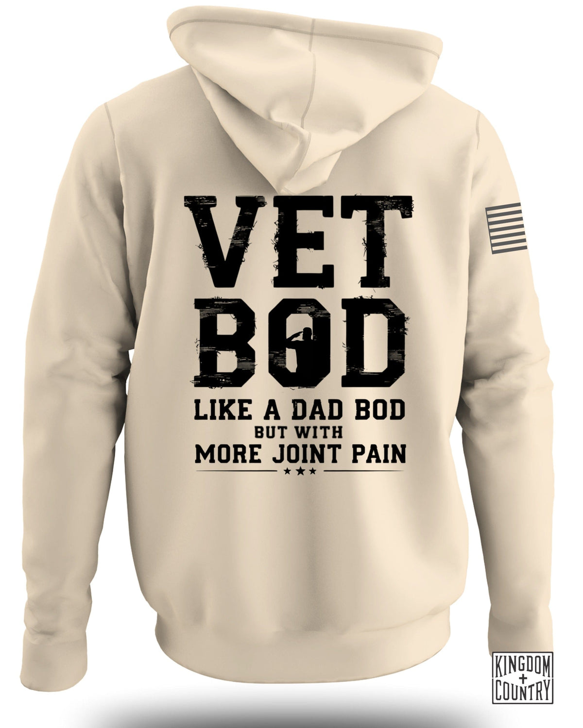 Vet Bod Like Dad Bod Hoodie (Back)