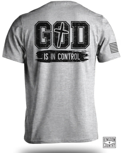 God Is In Control Inspirational T-Shirt