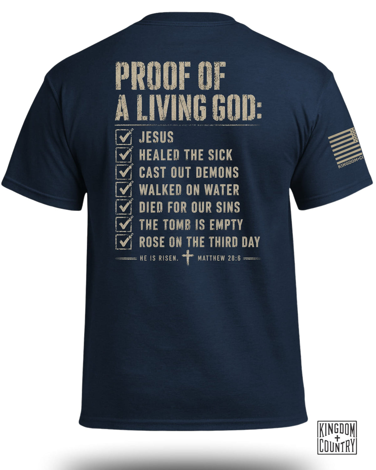 Proof Of Jesus Checklist T-Shirt