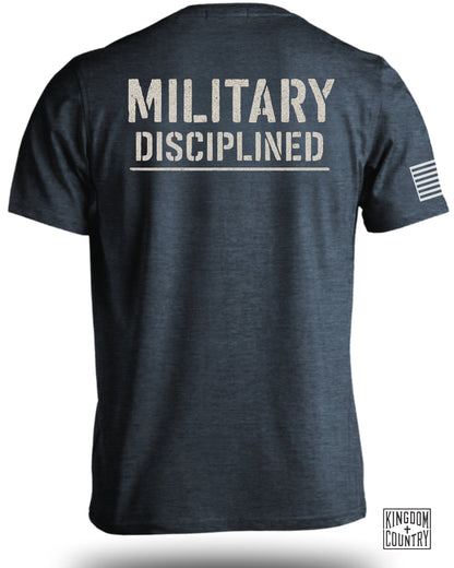 Military Disciplined Graphic T-Shirt