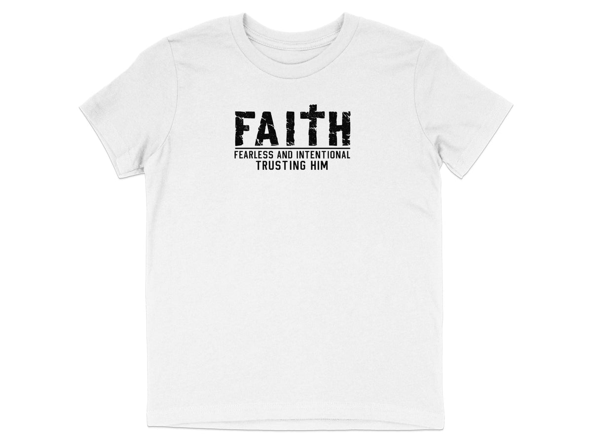Faith Fearless Intentional Youth T-Shirt