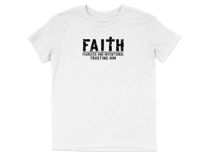Faith Fearless Intentional Youth T-Shirt