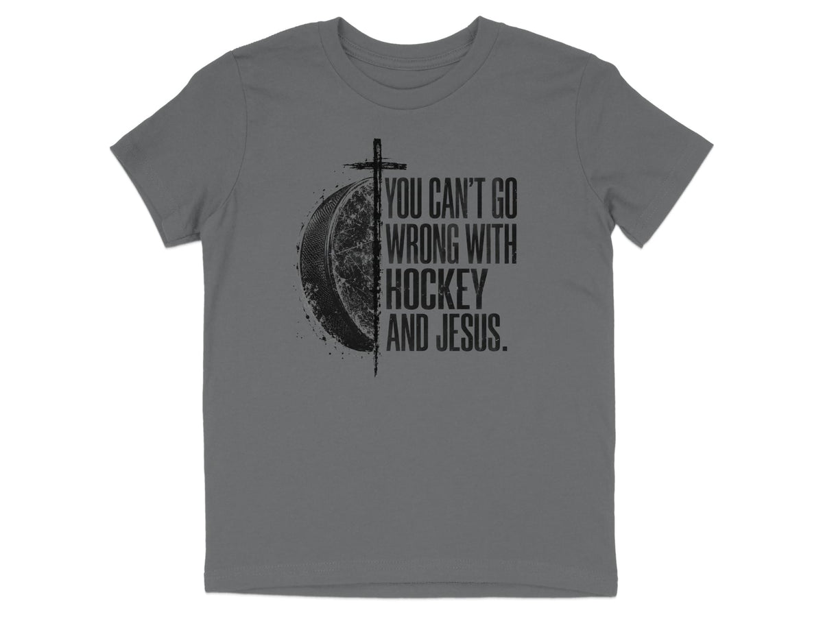 Hockey And Jesus Youth T-Shirt