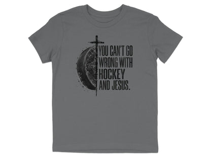Hockey And Jesus Youth T-Shirt