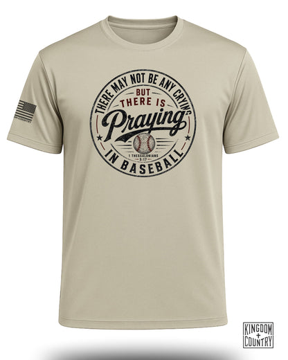 Praying in Baseball Performance Shirt