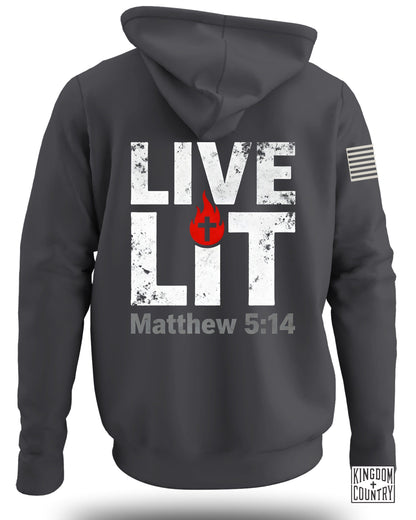 Live Lit Matthew 5:14 Hoodie