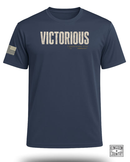 Victorious 1 Corinthians 15:57 Performance Shirt