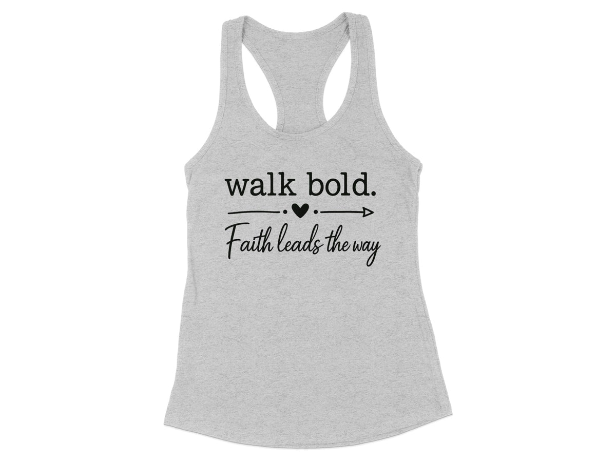 Faith Leads The Way Racerback Tank