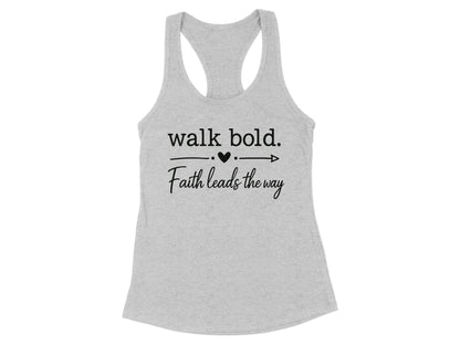 Faith Leads The Way Racerback Tank