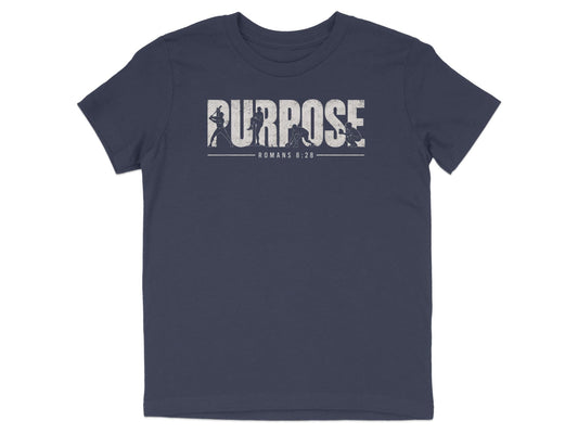 Romans 8:28 Baseball Youth T-Shirt