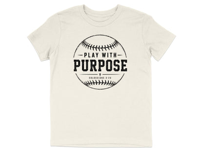 Play with Purpose - Baseball Youth T-Shirt
