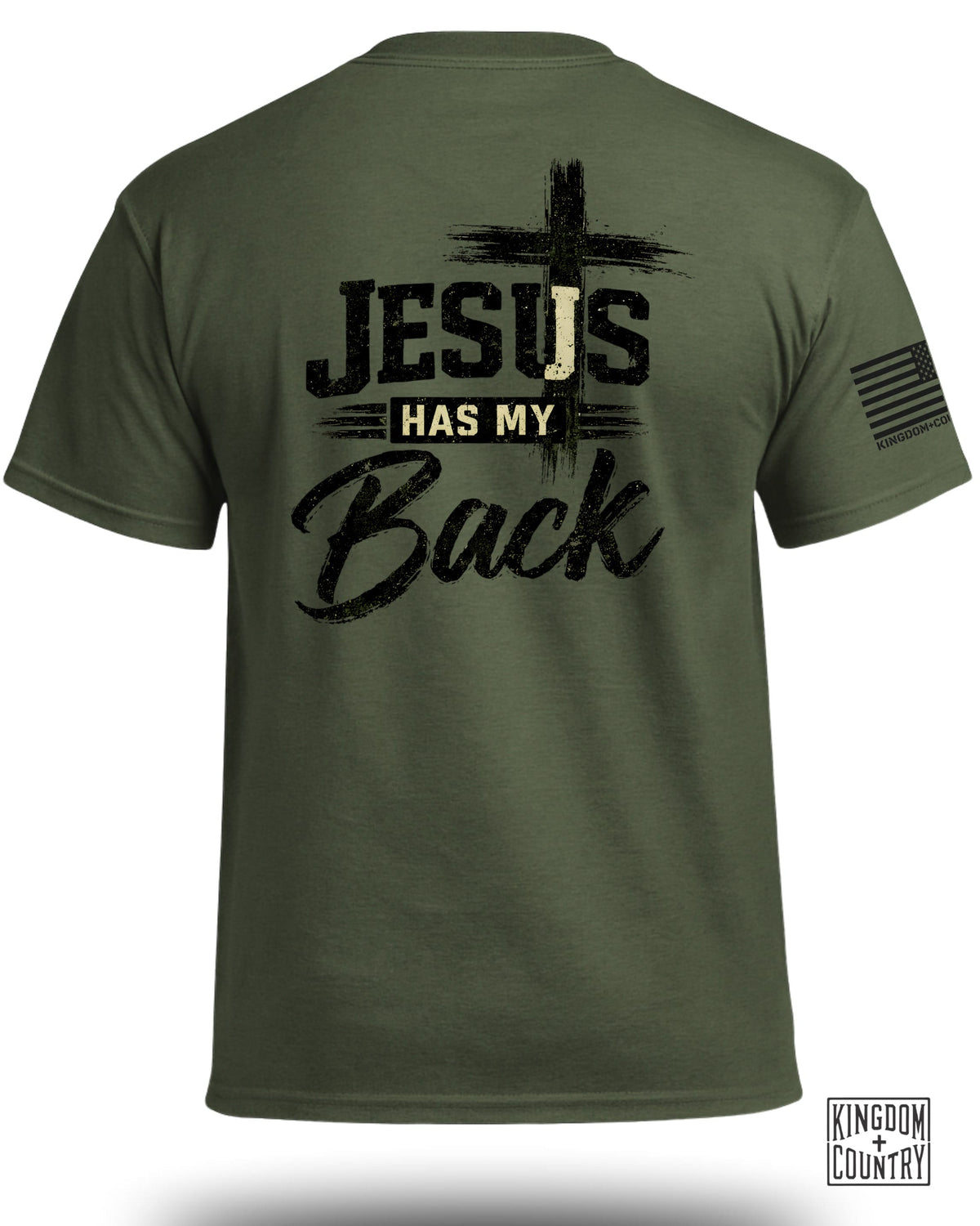 Jesus Has My Back Christian T-Shirt