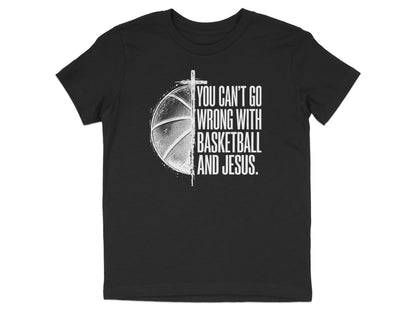 Basketball And Jesus Youth T-Shirt