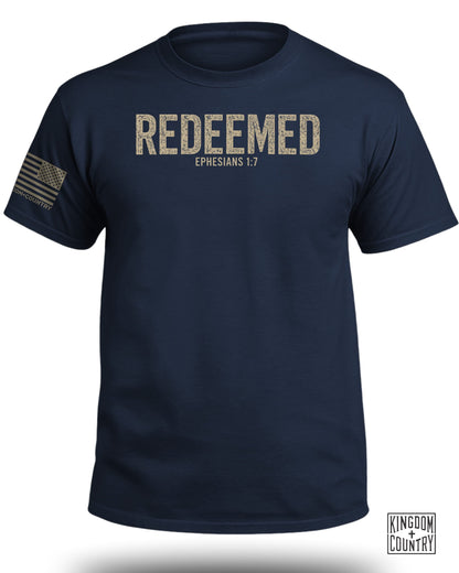 Redeemed Ephesians 1:7 T-Shirt